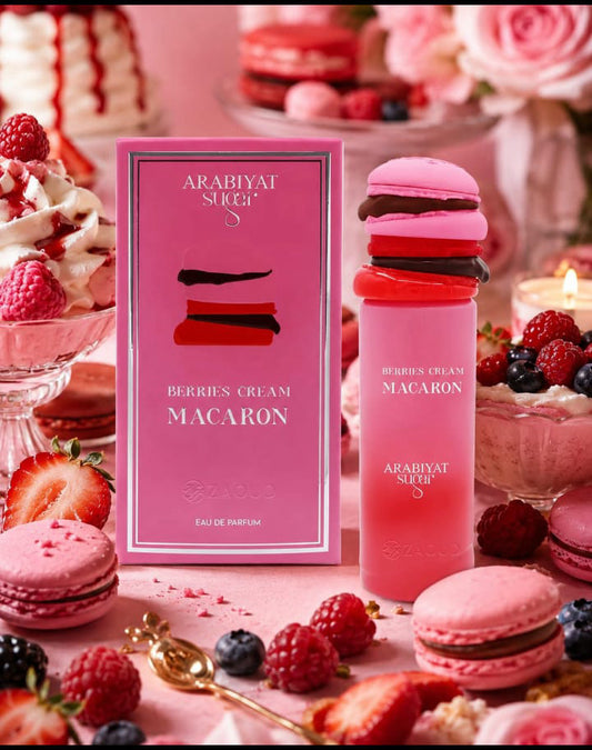 Berries Cream Macaron - Arabiyat Sugar